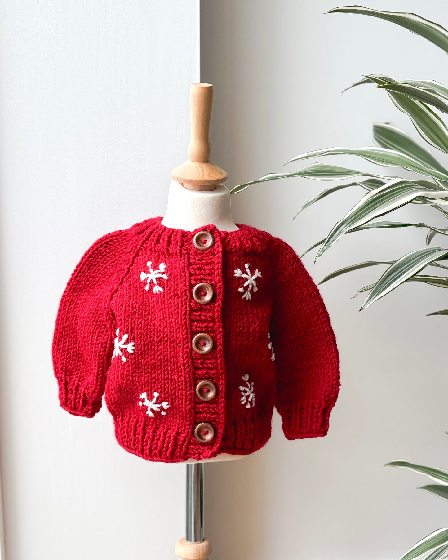 Christmas snowflake cardigan