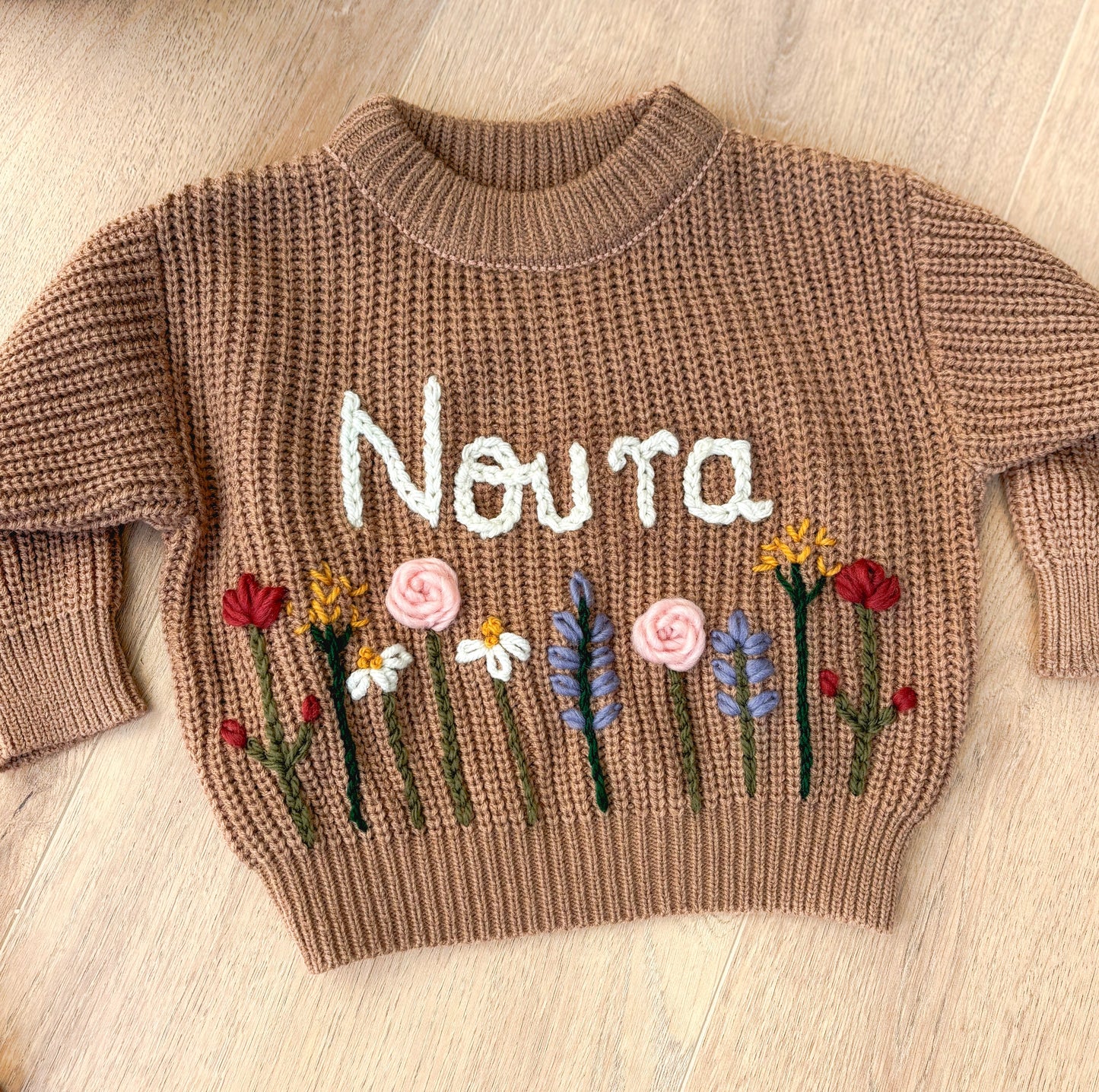 Earthy wildflower jumper