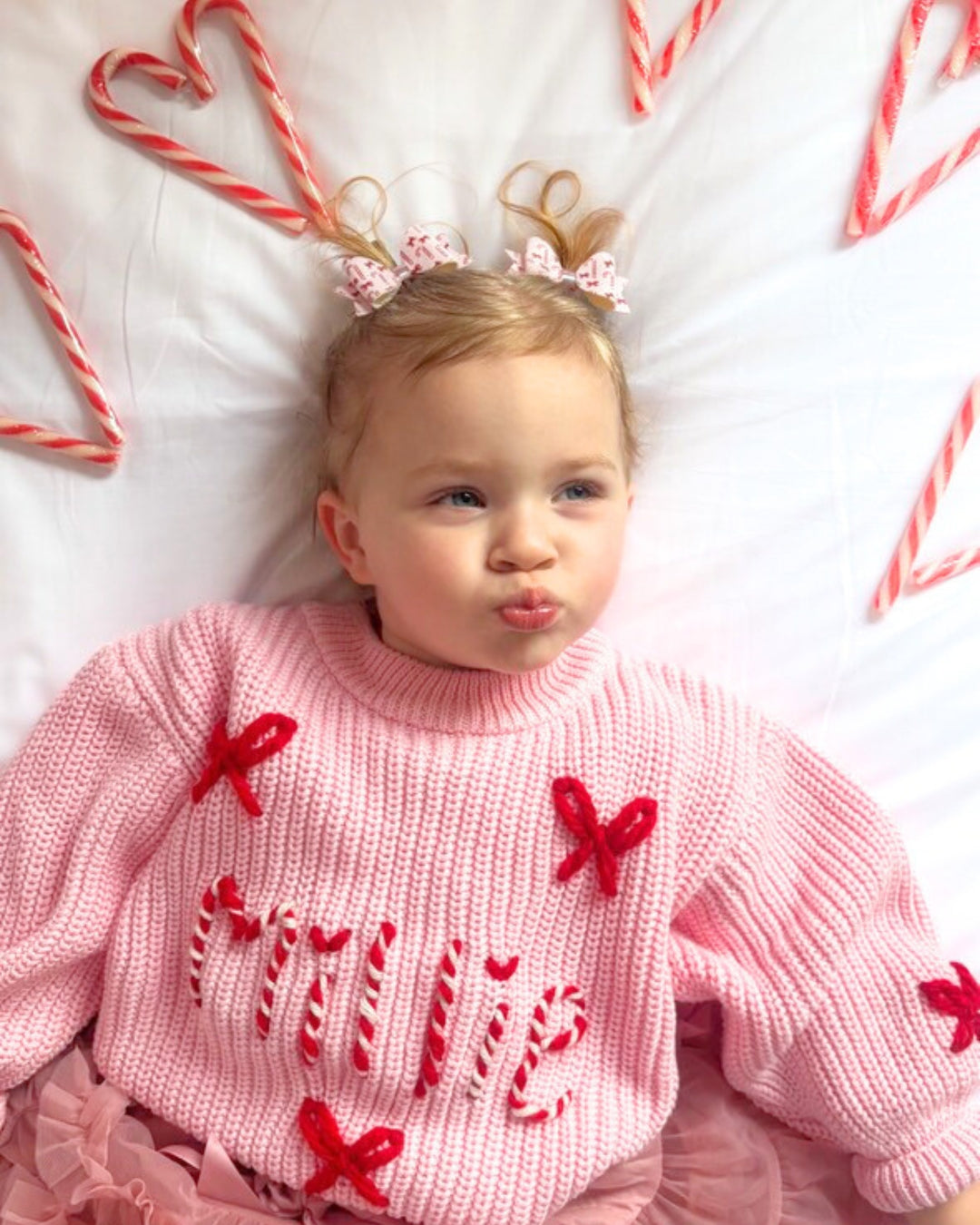 Pink Candy Cane jumper