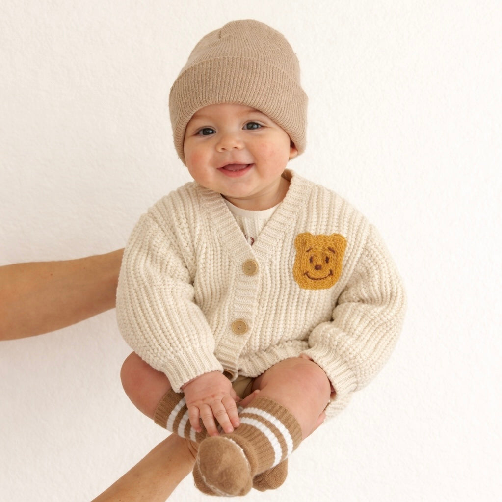 Personalised Honey Bear Cardigan