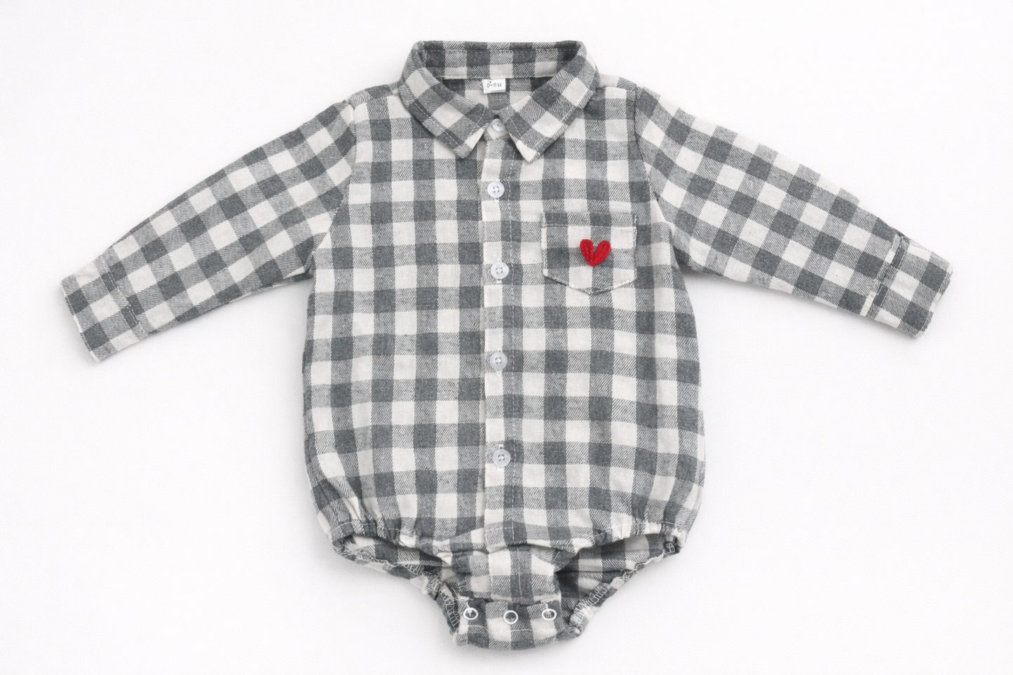 Sweetheart Plaid Romper