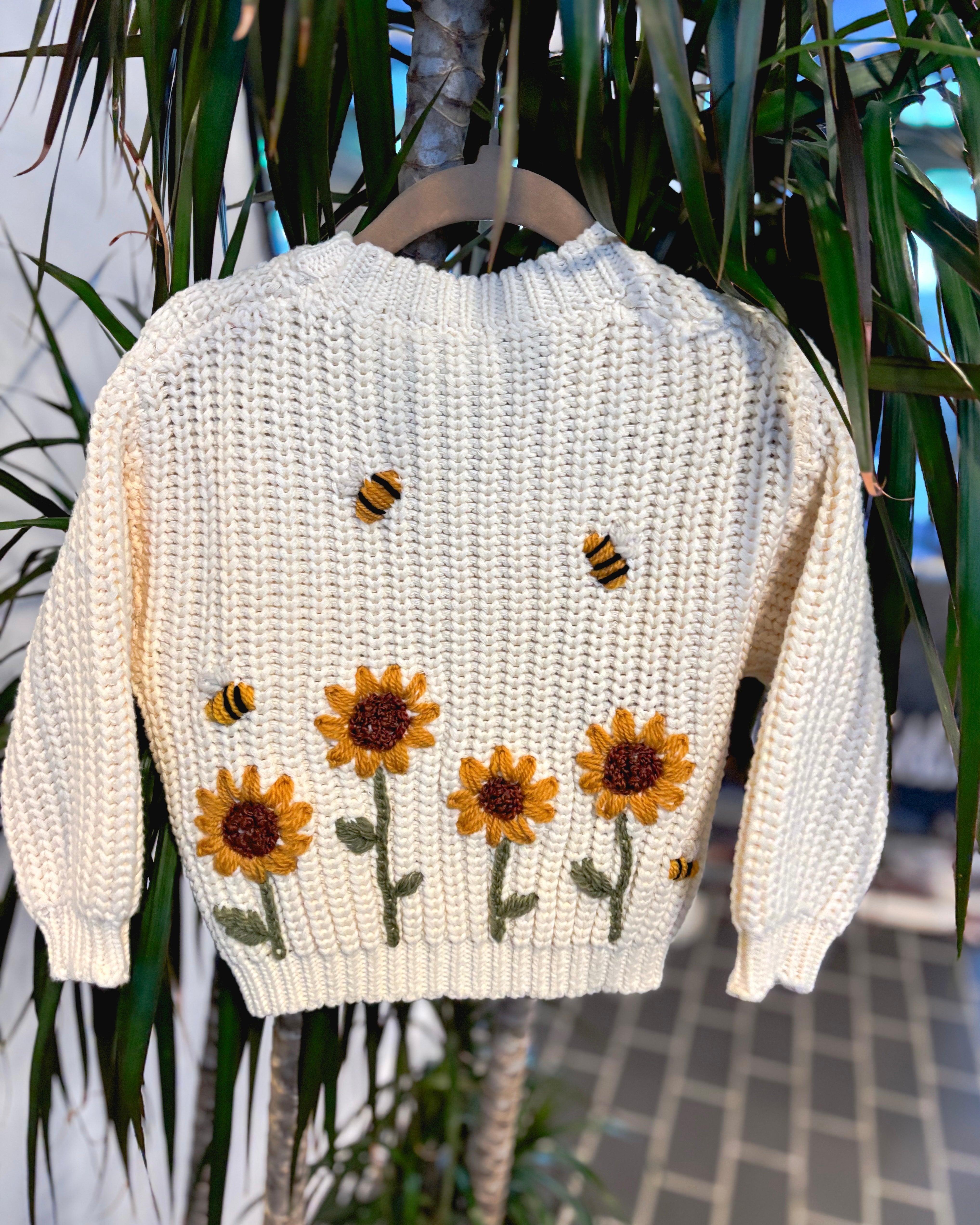 Personalised Sunflower Cardigan – Neha Varma