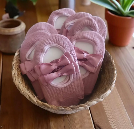 Rose ballerina socks