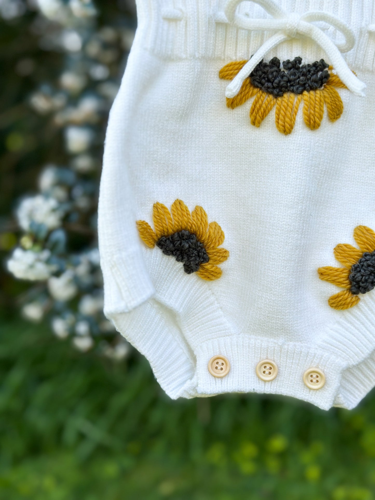 Sunflower Personalised Romper