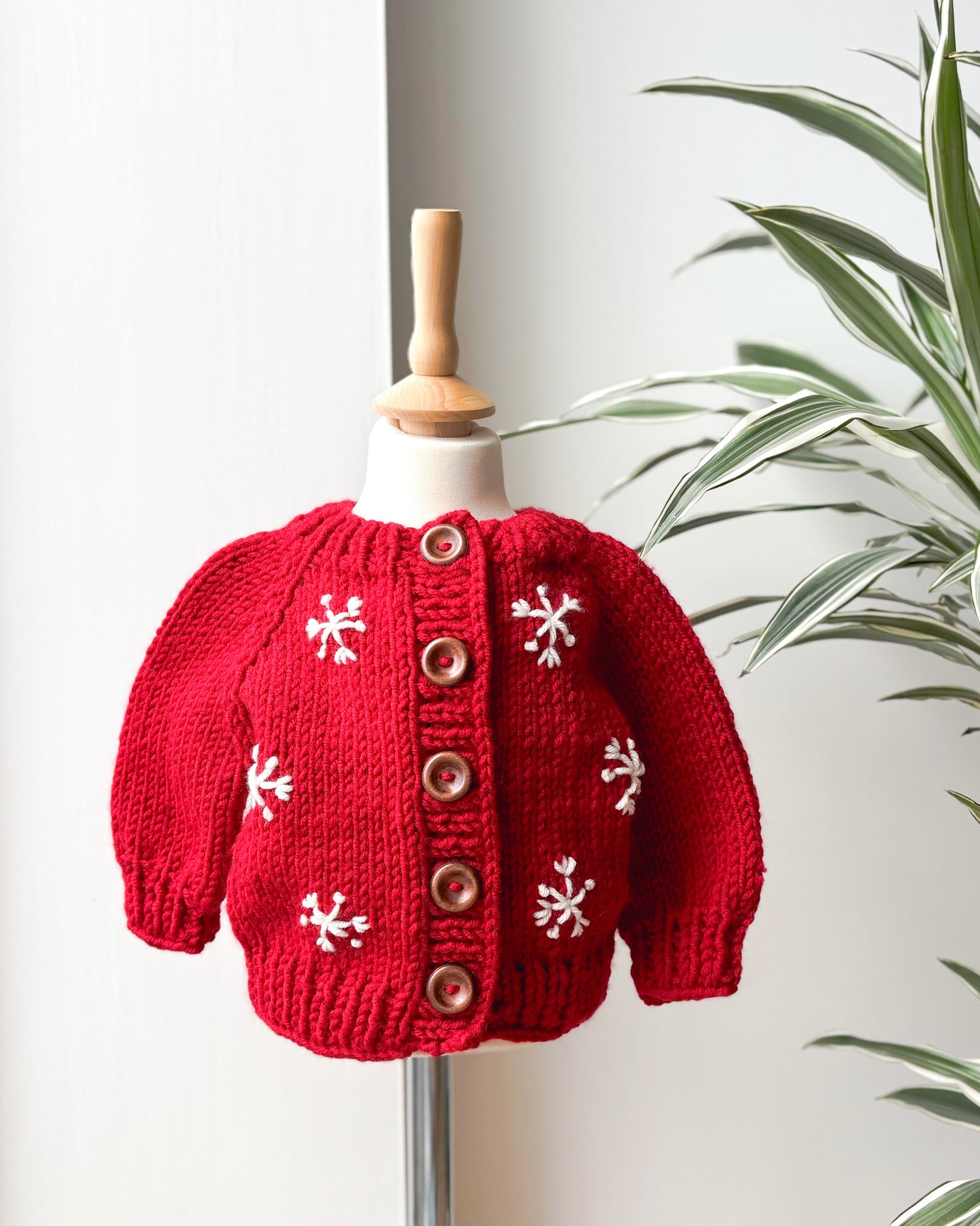 Christmas snowflake cardigan