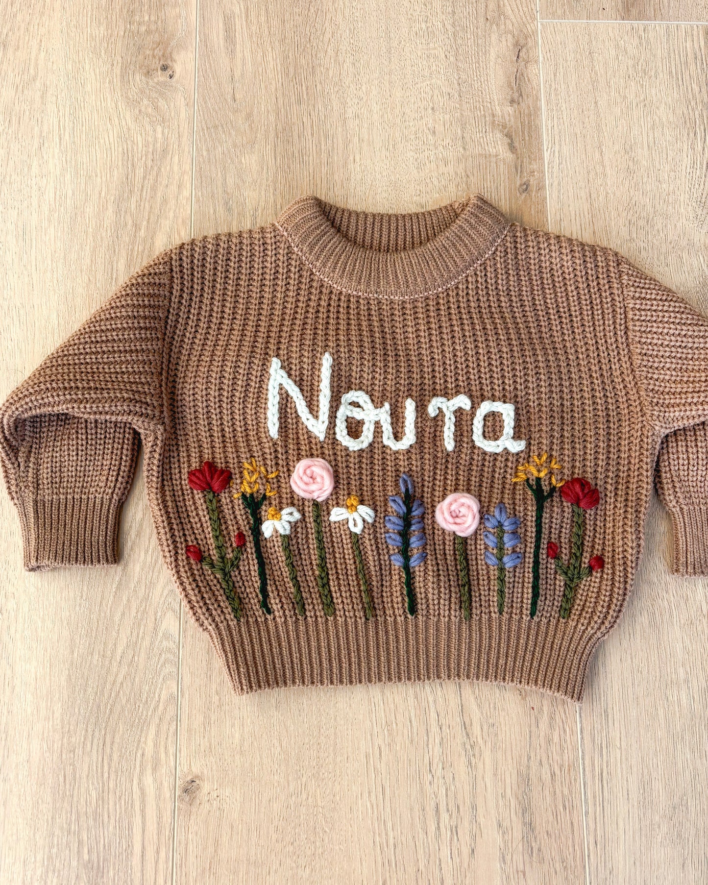 Earthy wildflower jumper