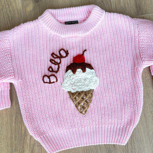 Ice cream jumper(chunky knit)