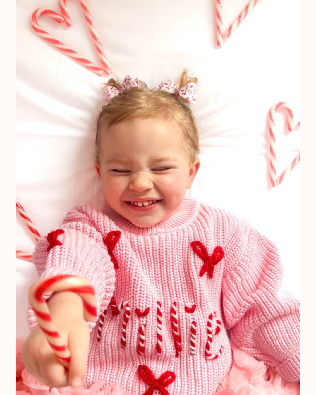 Pink Candy Cane jumper