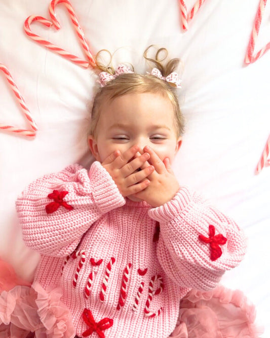 Pink Candy Cane jumper