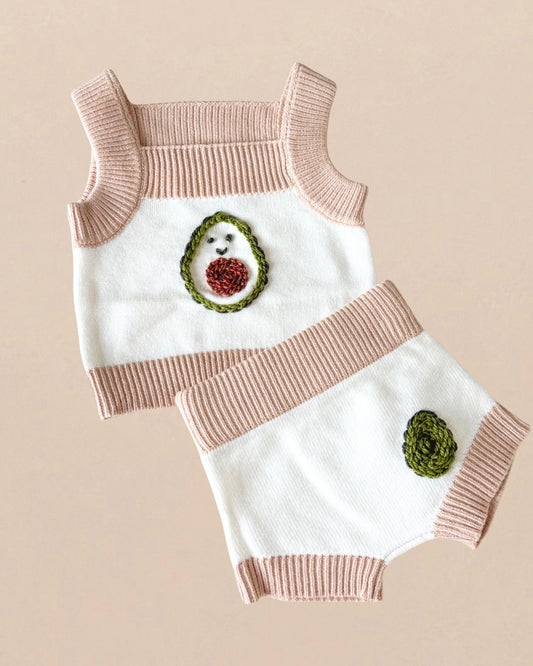 Avacado knit set